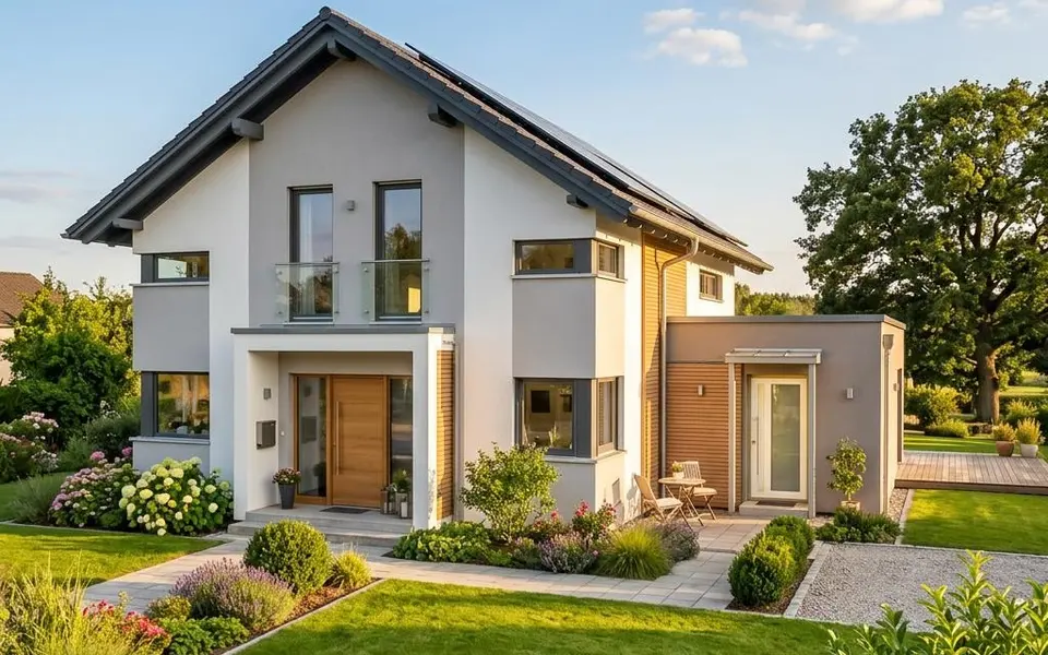 Fertighaus mit Einliegerwohnung: Wohnhaus mit zwei getrennten Hauseingängen – Mehrkosten der zweiten Wohneinheit 2026 Fertighaus mit Einliegerwohnung: Wohnhaus mit zwei getrennten Hauseingängen – Mehrkosten der zweiten Wohneinheit 2026